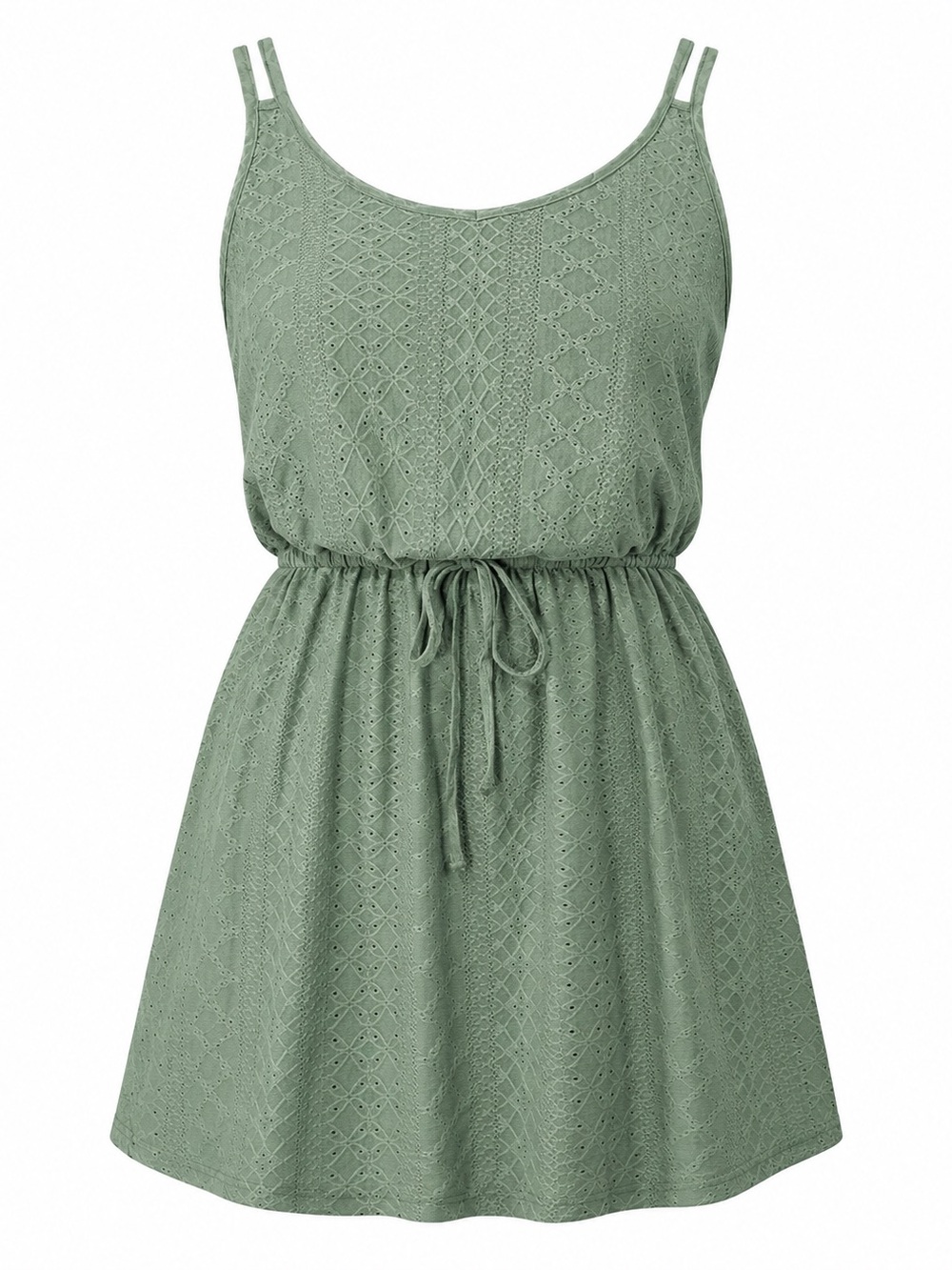 NWOT Sage Green Eyelet Swim Cover Up Size 16 Beach Cover-Up Resort Dress
